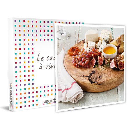 SMARTBOX - Coffret Cadeau - Dégustation de fromages à deux - 42 restaurants, domaines viticoles et bars à vin en France