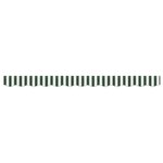 vidaXL Valance de store pour cadre de 3.5 m Vert et Blanc 3.3x0.2 m