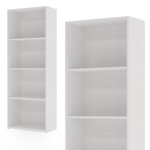 Bibliothèque Loni 160 x 60 cm - blanc  étagère ouverte