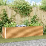 vidaXL Jardinière surélevée 290 x 50 x 68 cm Acier galvanisé