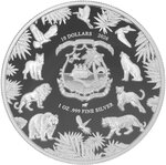 Monnaie WILD ESSENCE Set 3 X 1 Oz Argent 10$ Liberia 2026 (PRÉCOMMANDE)