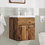 vidaXL Ensemble de meubles salle de bain 2 Pièces bois d'ingénierie