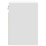 vidaXL Meubles TV muraux avec lumières LED 2 Pièces blanc 41x31x45 cm