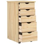 vidaXL Armoire Marron 34 x 39 x 61 5 cm Bois de Pin Massif