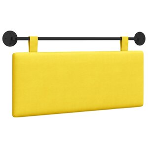 vidaXL Tête de lit suspendue Tissu en velours côtelé