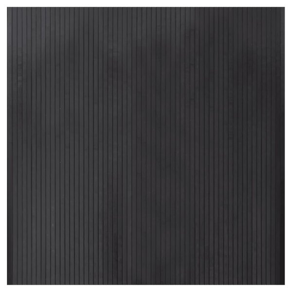 vidaXL Tapis rectangulaire gris 100x100 cm bambou