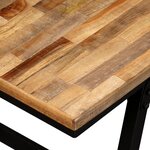 vidaXL Banc Teck de récupération et acier 160 x 35 x 45 cm