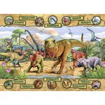 Puzzle 150 p - les especes de dinosaures