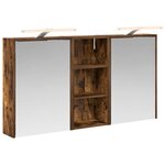 vidaXL Ensemble de Meubles de Salle de Bain 3 Pièces 116 x 16 x 62 5 cm