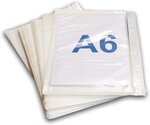 Lot de 250 pochettes porte-document a6 neutre