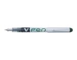 Stylo plume jetable v-pen effaçable vert x 12 pilot