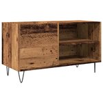 vidaXL Armoire à disques vieux bois 84 5x38x48 cm bois d'ingénierie