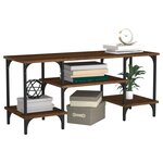 vidaXL Meuble TV chêne marron 102x35x45 5 cm bois d'ingénierie