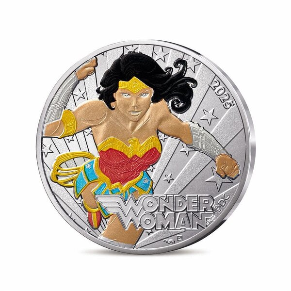 DC COMICS Monnaie de 10€ Argent WONDER WOMAN