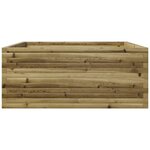 vidaXL Jardinière 110x110x49 5 cm bois de pin imprégné