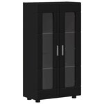 vidaXL Ensemble meuble TV avec tiroir FLORIN Noir Bois d'ingénierie