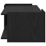 vidaXL Table basse Chêne noir 90 x 50 x 33 cm Bois d'ingénierie