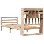 vidaXL Lit bibliothèque sans matelas 90x200 cm bois de pin massif