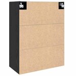 vidaXL Meuble mural Chêne noir 69 5 x 34 x 90 cm Bois d'ingénierie