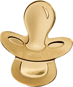 Pièce de monnaie en Or 5 Dollars g 0.5 Millésime 2021 Small Gold GOLDEN DUMMY PACIFIER (PRÉCOMMANDE)