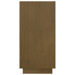 vidaXL Bibliothèque Marron miel 80x35x71 cm Bois de pin massif