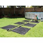 Intex Tapis solaire chauffant PVC 1 2x1 2 m Noir 28685
