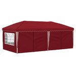 vidaXL Tente de fête pop-up 575 x 288 x 245 cm Bordeaux