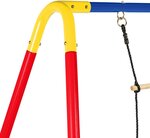 Balancoire double Combi rouge bleu