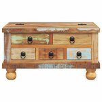 vidaXL Table basse Bois de récupération 70 x 70 x 38 cm
