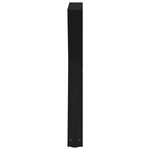 vidaXL Pieds de table à manger 2 pièces Noir 60 x (72-73 3) cm Acier