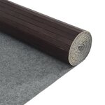 vidaXL Cloison de séparation marron foncé 165x600 cm bambou