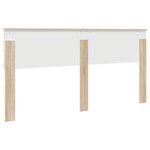 vidaXL Tête de lit Chêne Sonoma 200 cm Bois d'ingénierie
