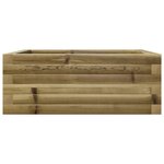 vidaXL Jardinière 60x60x23 cm bois de pin imprégné
