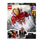 Lego 76206 marvel l'armure articulée d'iron man  figurine collectionner  des 9 ans avengers: age of ultron  set infinity saga