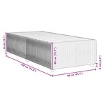 vidaXL Cadre de lit sans matelas gris foncé 90x190 cm tissu