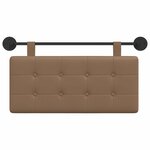 vidaXL Tête de lit suspendue Cappuccino Simili cuir