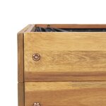 vidaXL Jardinière surélevée 50x40x45 cm Bois massif d'acacia