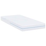 vidaXL Matelas Blanc 80 x 200 cm Mousse