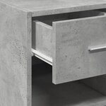 vidaXL Buffet gris béton 45x42 5x93 cm bois d'ingénierie