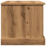 vidaXL Boîtes de rangement chêne artisanal 70x40x38 cm bois ingénierie