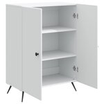 vidaXL Buffet Blanc 66 x 34 5 x 90 cm Bois d'ingénierie