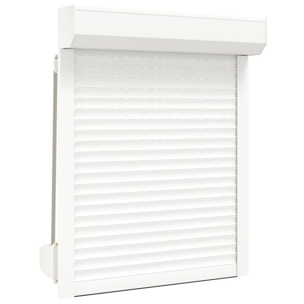 vidaXL Volet roulant aluminium 70x100 cm blanc
