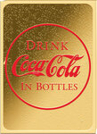 Monnaie BOTTLES COCA COLA Through the Decades 1/500 Oz Or 3000 Francs Chad