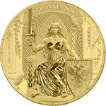 Monnaie GERMANIA Queen on the Throne 1/2 Oz Or 50 Mark Germania 2026 (PRÉCOMMANDE)