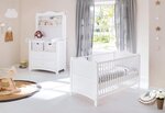 Commode a langer  Florentina Extra Large avec Etagere Extra Large L 130 x P 77 ou 57 x H 180