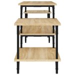 vidaXL Meuble TV chêne sonoma 117x35x52 cm bois d'ingénierie