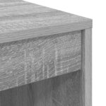 vidaXL Bureau Sonoma gris 80 x 40 x 76 cm Bois d'ingénierie