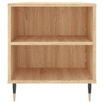 vidaXL Table basse chêne sonoma 102x44 5x50 cm bois d'ingénierie