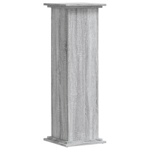 vidaXL Support pour plantes sonoma gris 33x33x100 cm bois d'ingénierie
