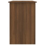 vidaXL Bureau Chêne marron 100x50x76 cm Bois d'ingénierie